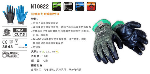 专业防护，安全守护 赛立特防割手套N10622全方位解析